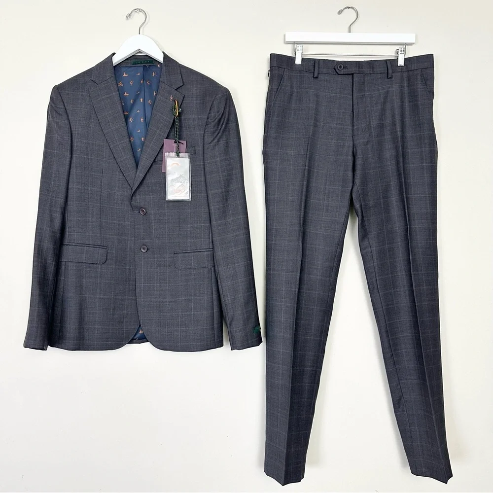 Ted Baker London Endurance Fencett Tall Check Nested Suit Set Matching